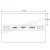 Universal, Double Franking Labels 41 x 177mm - Pack of 1,000 Labels