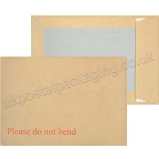 Board Backed Envelopes, Manilla, 238 x 163mm - Box of 125