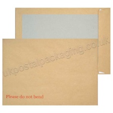 Board Backed Envelopes, Manilla, C4 - Box of 125