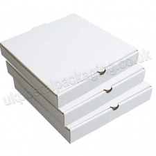 EzePack White 240 x 240 x 50mm (9'') Pizza Style Box - per 10 boxes