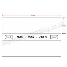 Universal, Double Franking Labels 41 x 152mm - Pack of 1,000 Labels