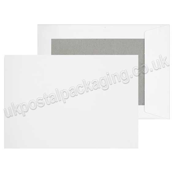 Board Backed Envelopes, White, C5, Plain - Box of 125